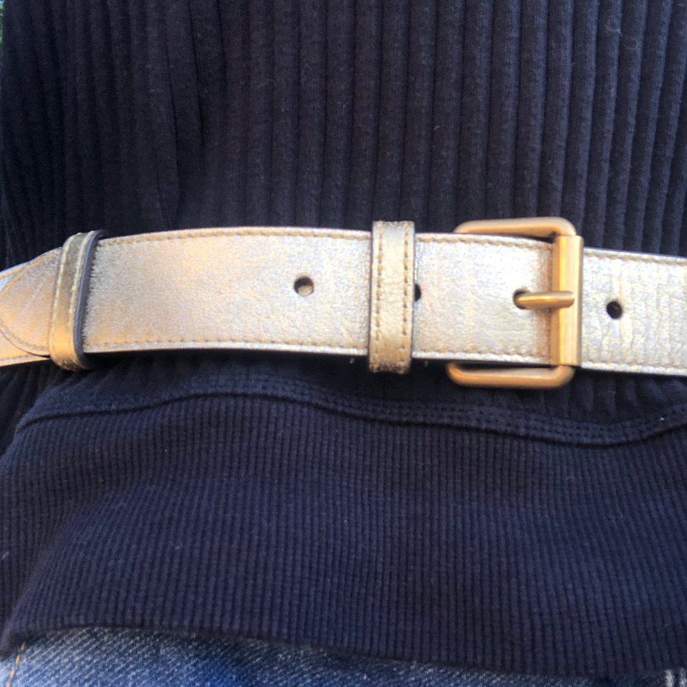 Gucci GG Metallic Matelasse Marmont Belt Bag NEW W DUST BAG - Picture 15 of 16